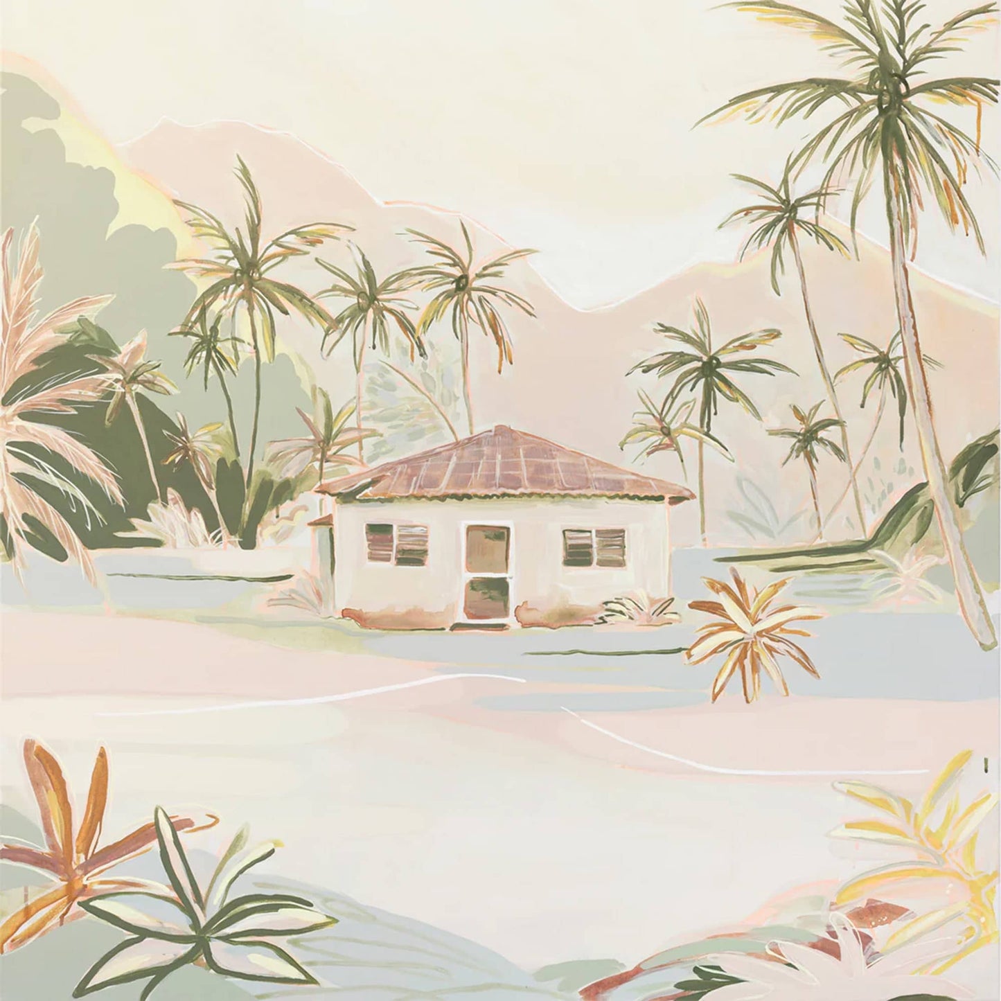Here, in Paradise Canvas Print 45cm x 55cm