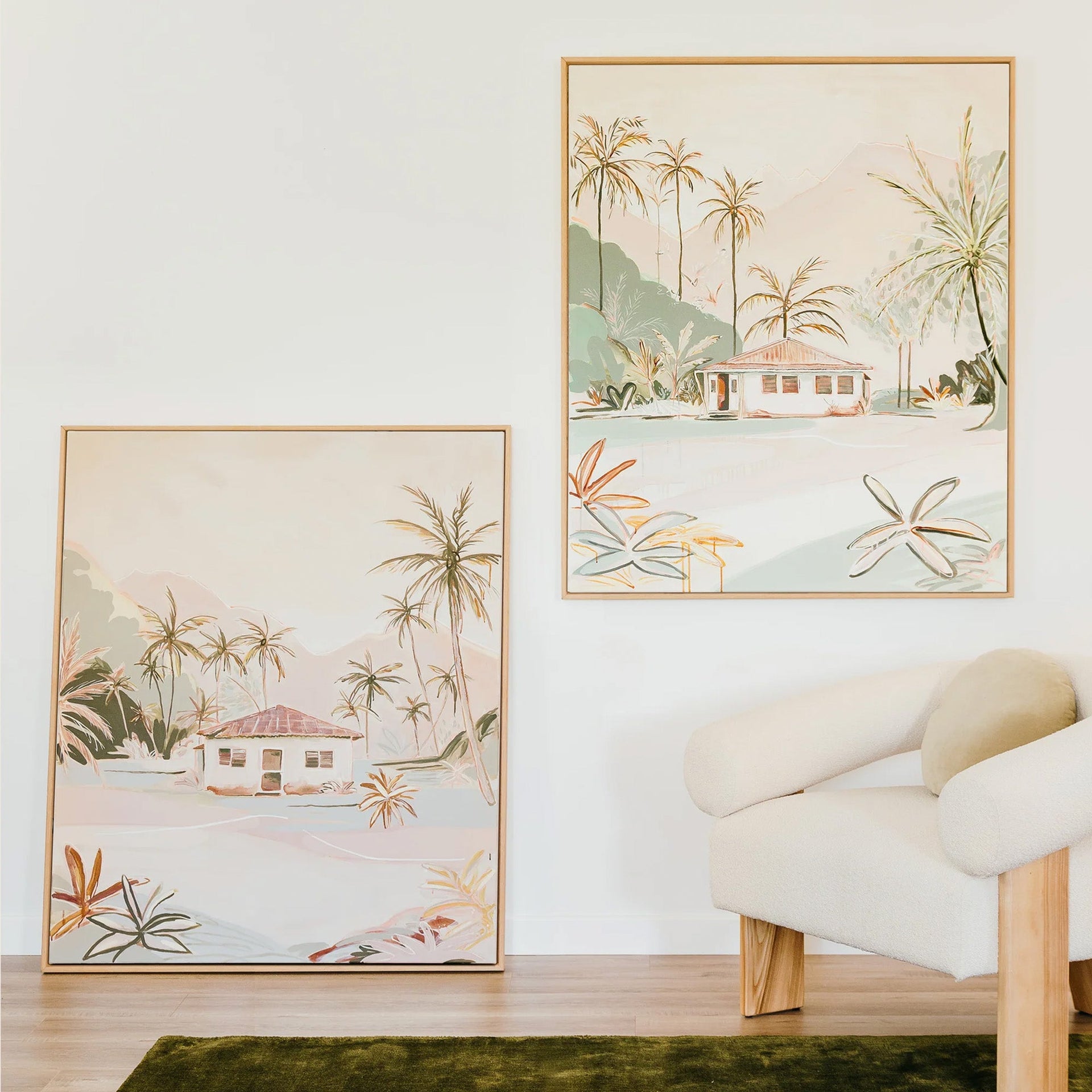 Here, in Paradise Canvas Print 80cm x 96cm