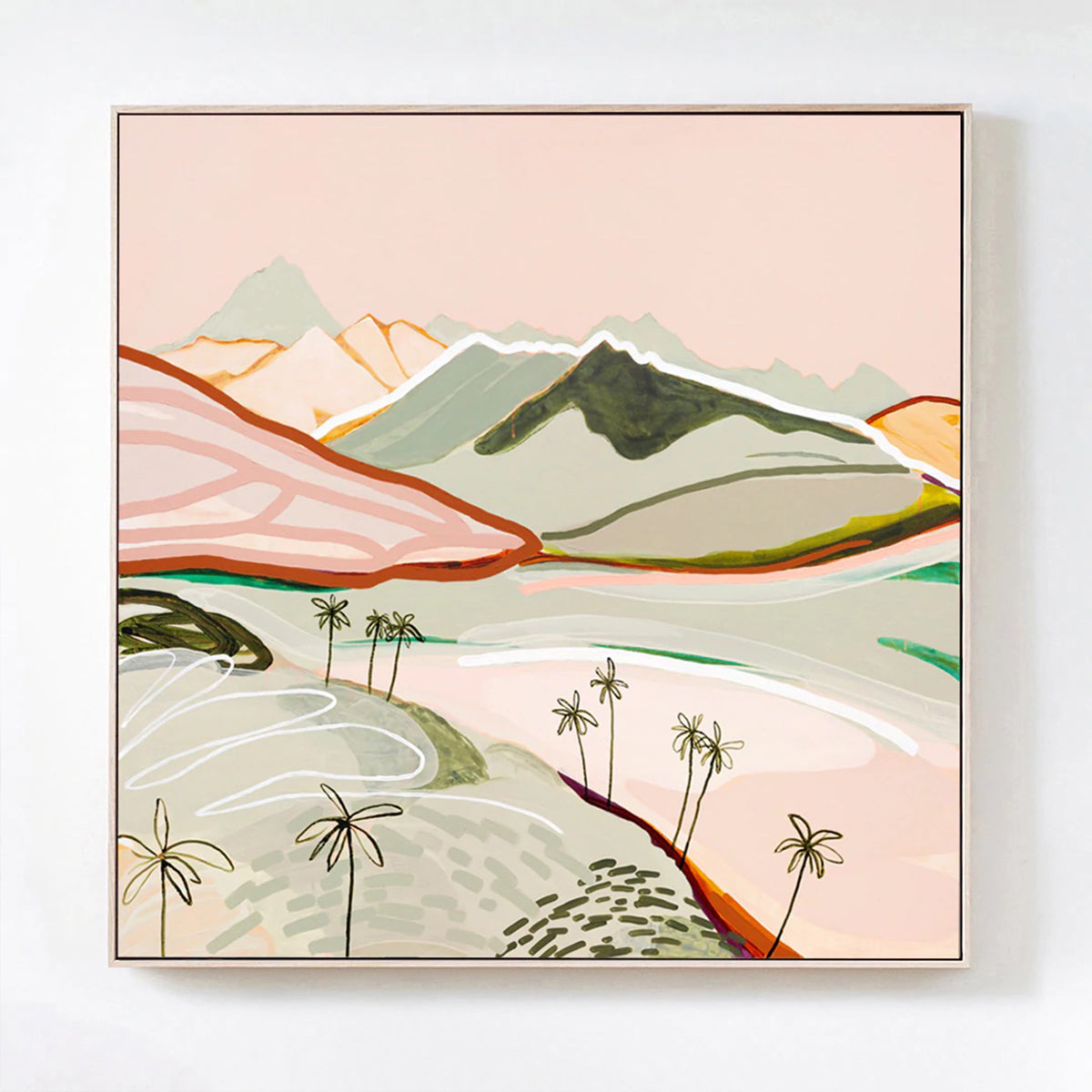 In Sun We Trust Canvas Print 140Cm x 140Cm