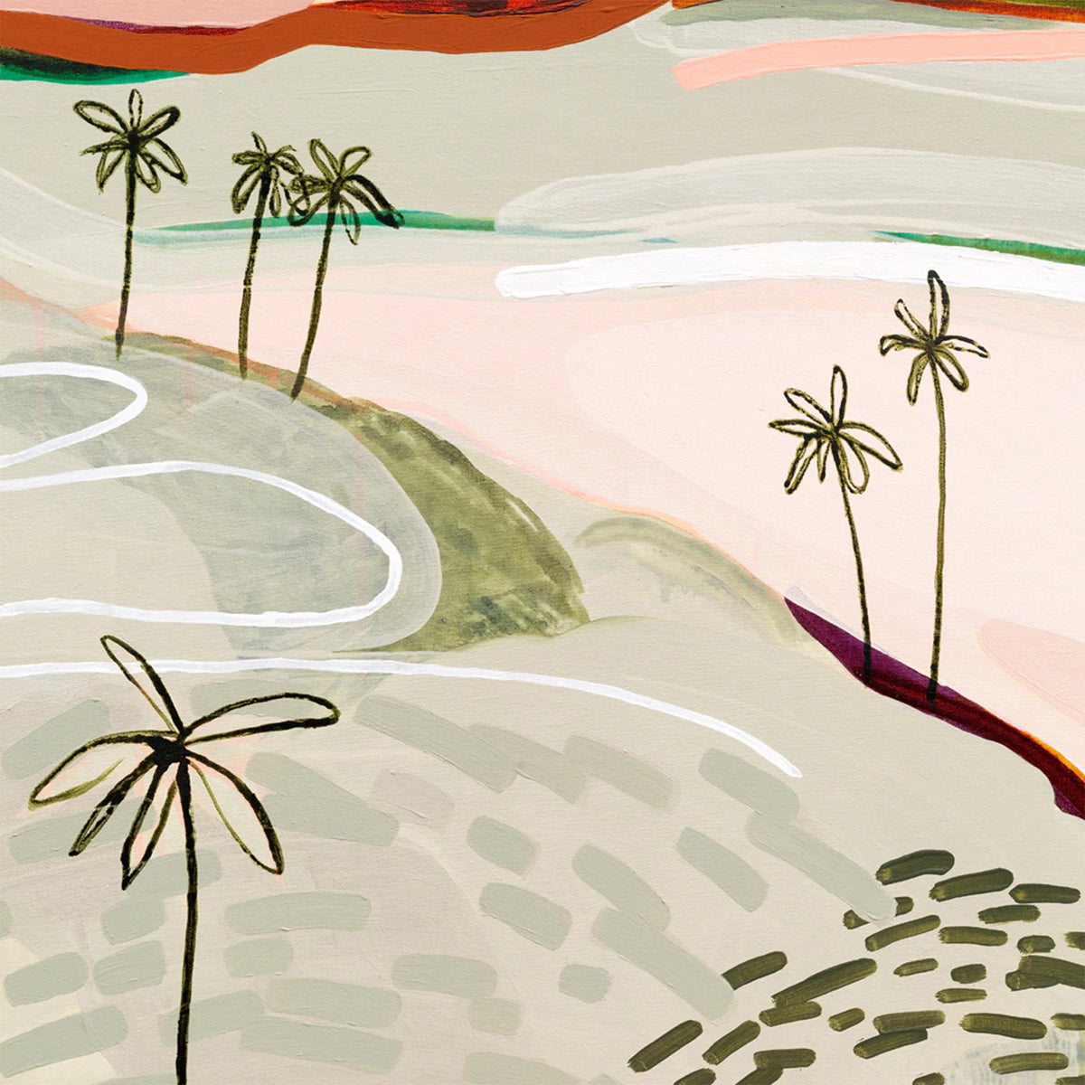 In Sun We Trust Canvas Print 80Cm x 80Cm