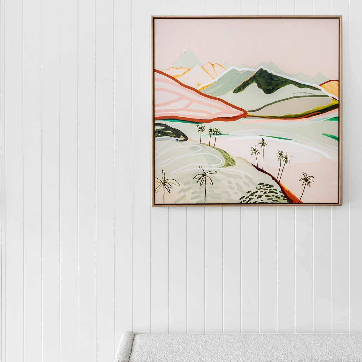 In Sun We Trust Canvas Print 80Cm x 80Cm