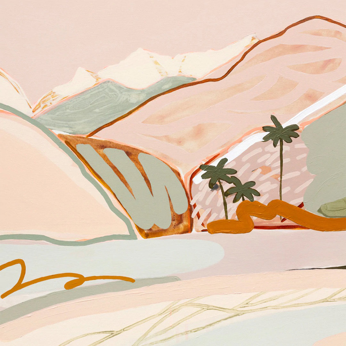 Mataora Means Happy Canvas Print 140Cm x 117Cm