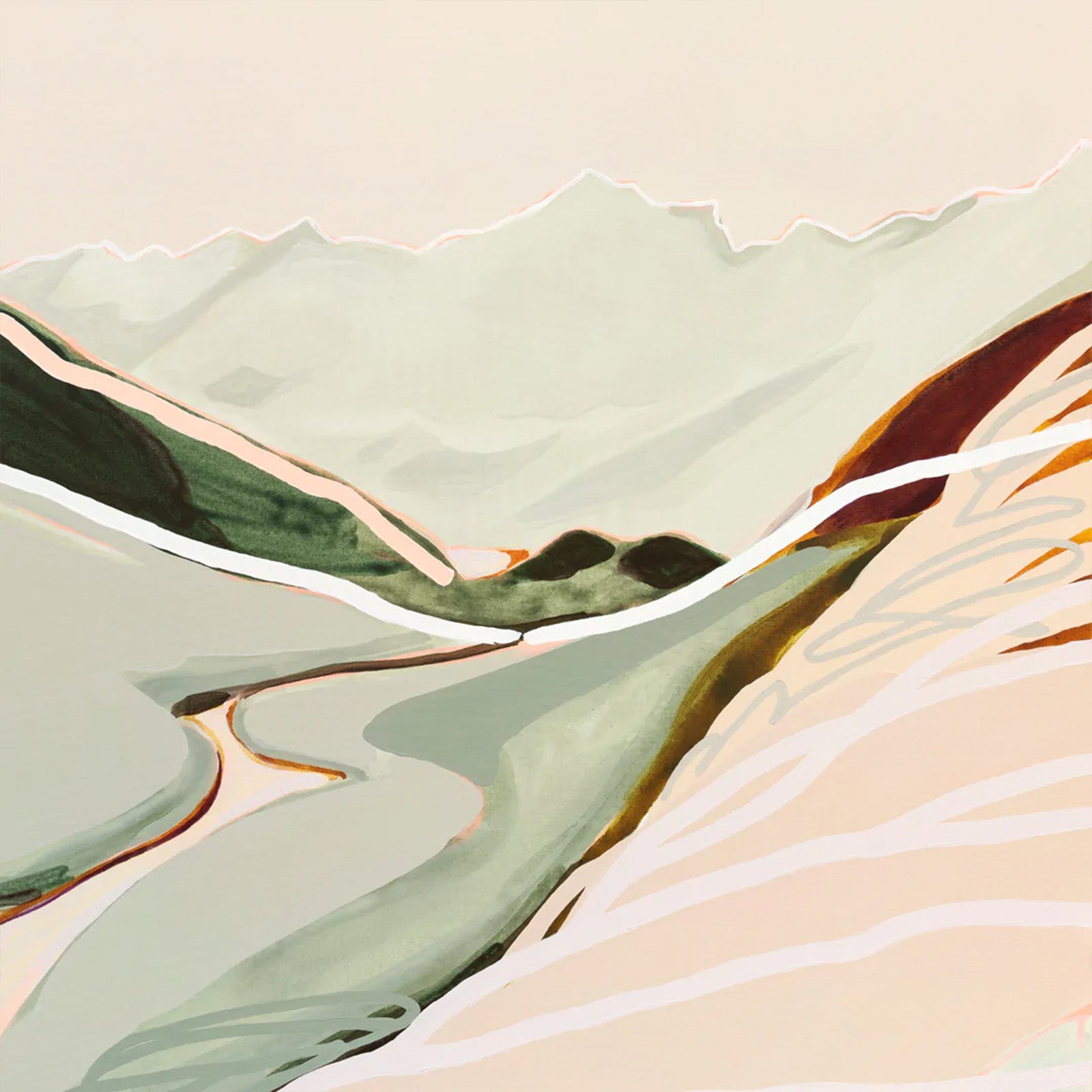 Our Soaring Hearts Art Canvas Print 100cm x 100cm