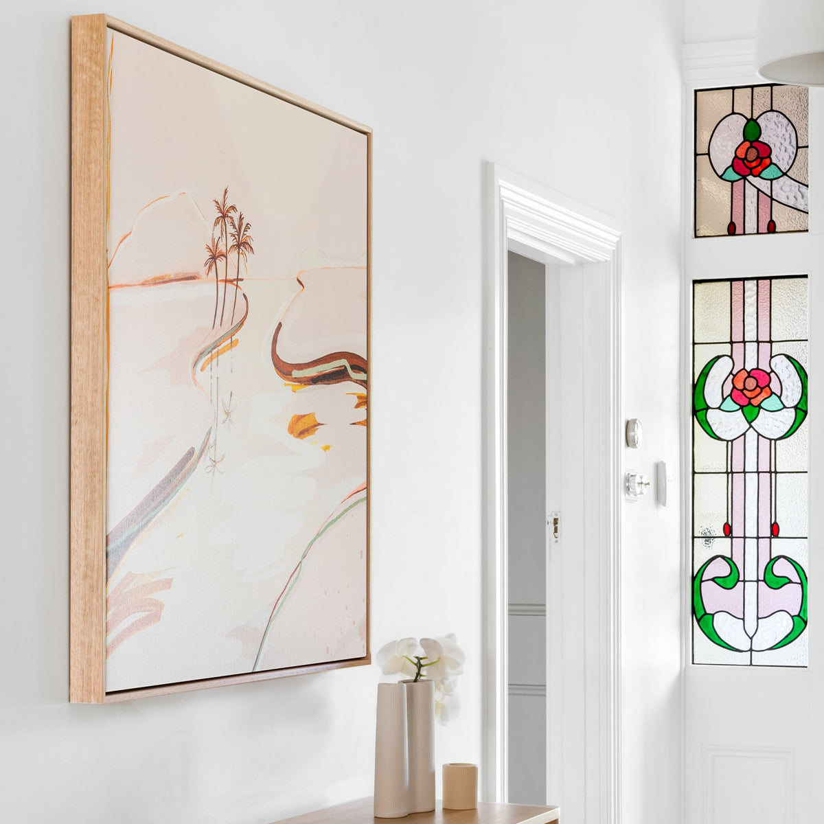 River Of Light Canvas Print 50Cm x 50Cm