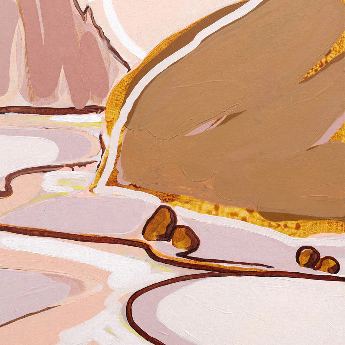 The Heart Of It All Canvas Print 140Cm x 140Cm