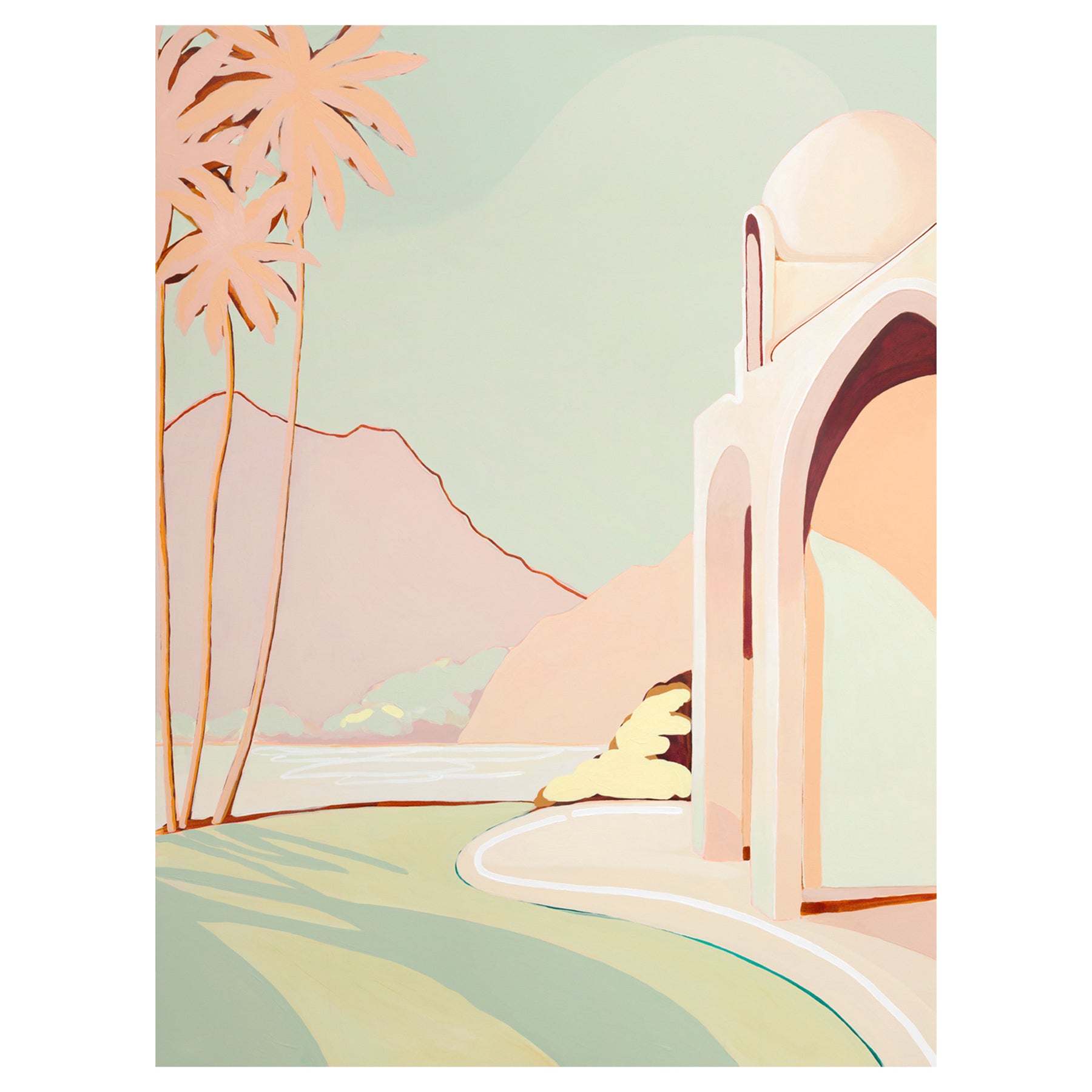 Temple of the Heart Canvas Print 54cm x 72cm