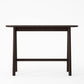 Curbus Oval Console - White Ash Dark Stained