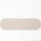 Curbus Oval Console - White Ash