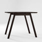 Curbus Square Dining Table - White Ash Dark Stained
