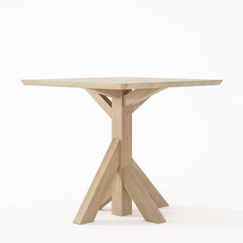 Ki Square Dining Table 80cm Oak