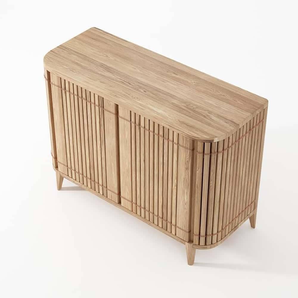 Koppar Sideboard W 2 Dr Patina Oak