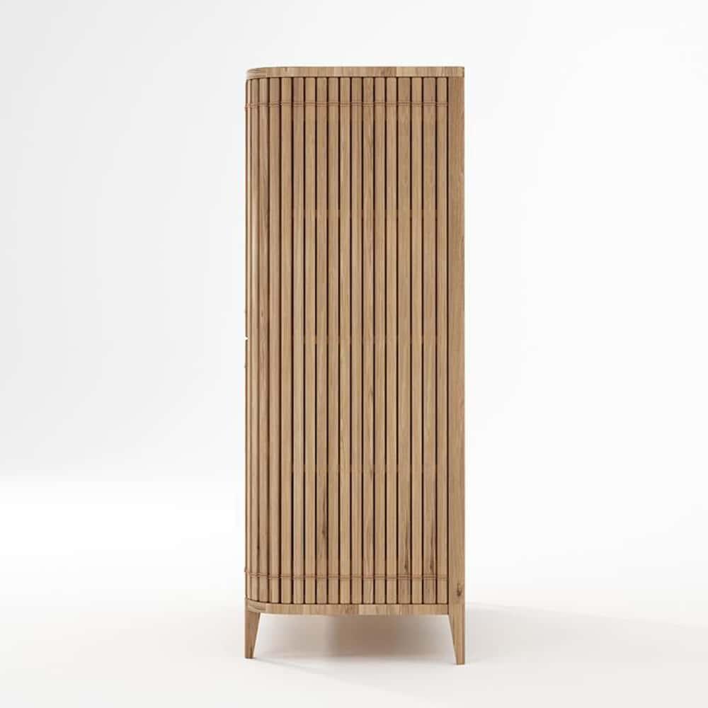 Koppar Cupboard W 4 Dr Patina Oak