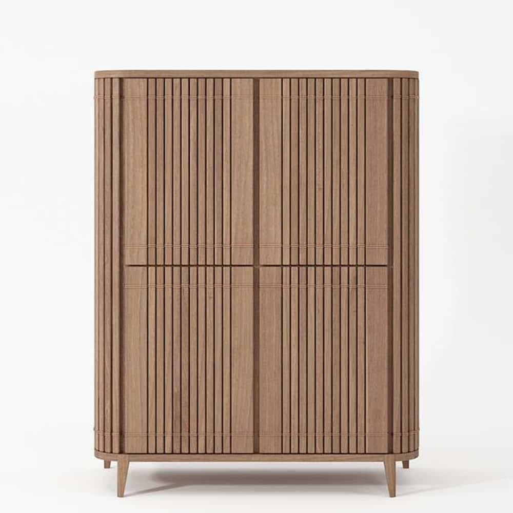 Koppar Cupboard W 4 Dr Teak
