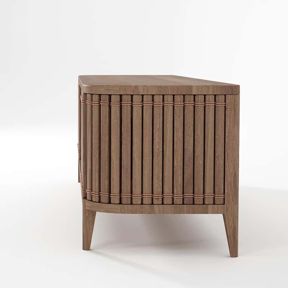 Koppar Media Cabinet 2 Dr Rmv Shelf Teak