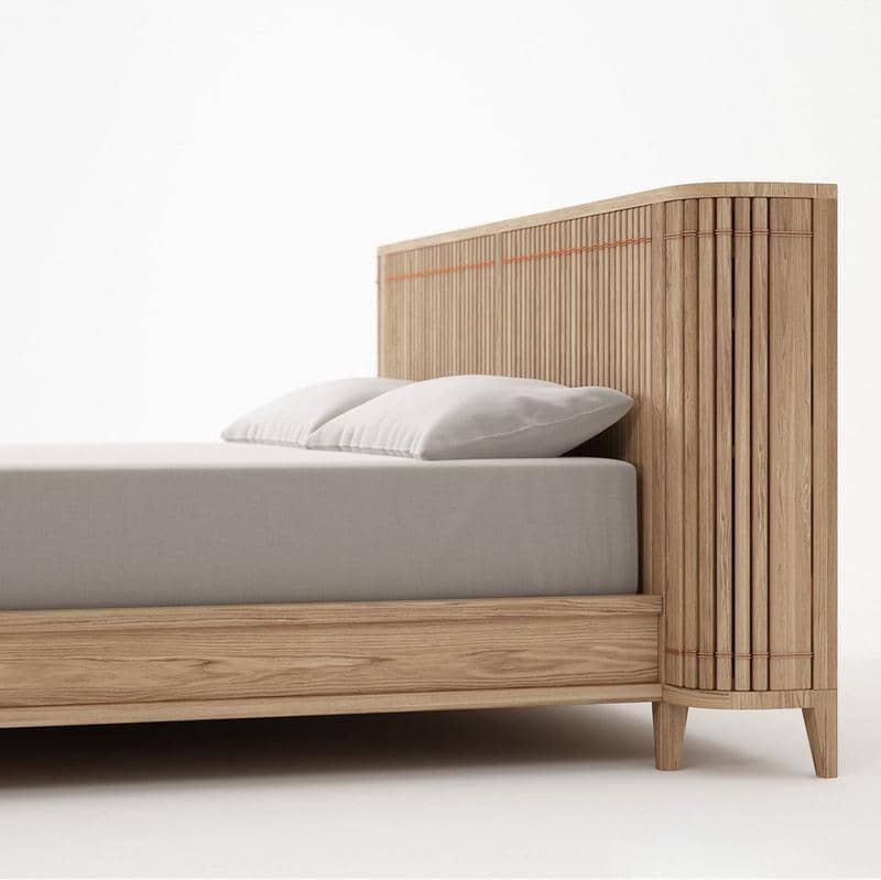 Koppar King Bed - Patina Oak