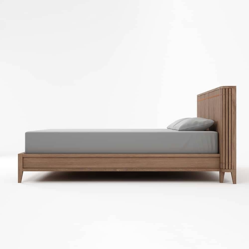 Koppar King Bed without Storage - Teak