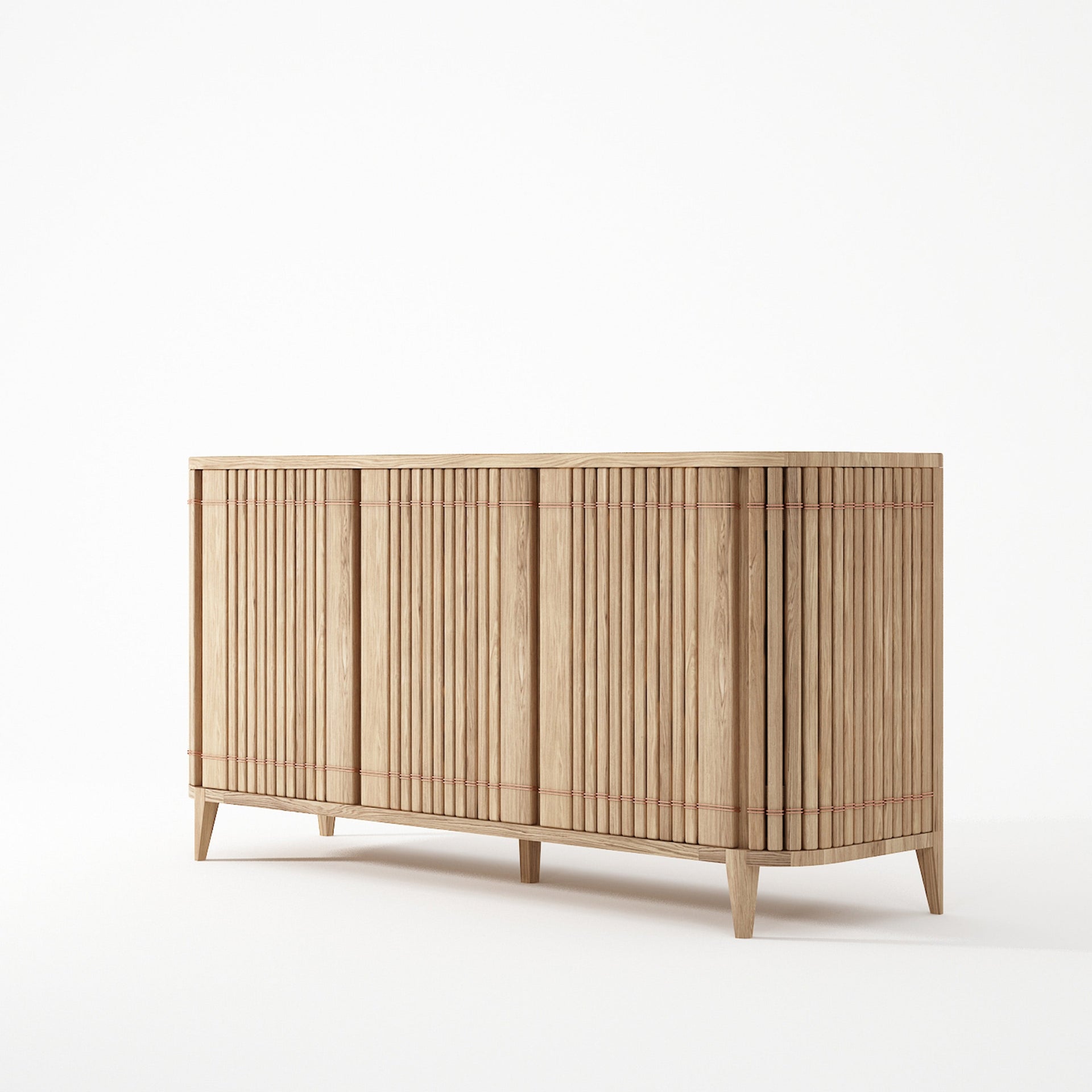 Koppar Large Sideboard with 3 Doors - Patina Oak