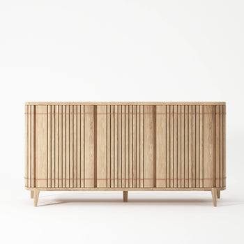 Koppar Large Sideboard with 3 Doors - Patina Oak