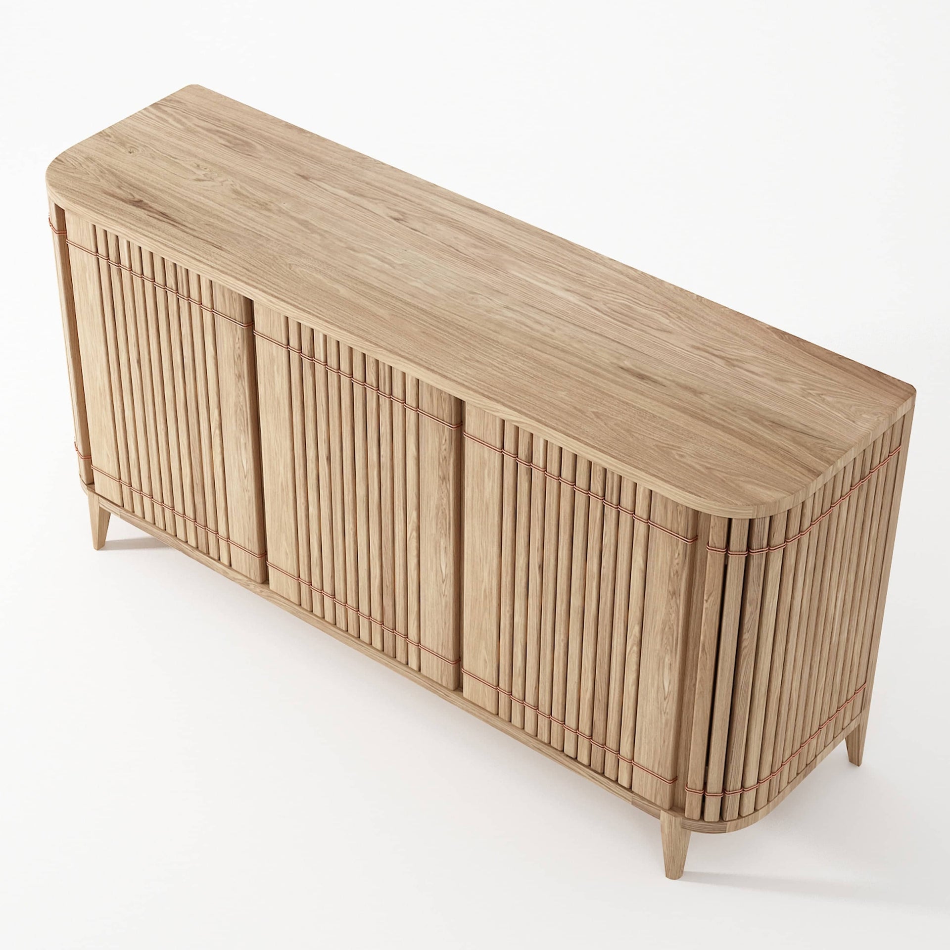 Koppar Large Sideboard with 3 Doors - Patina Oak