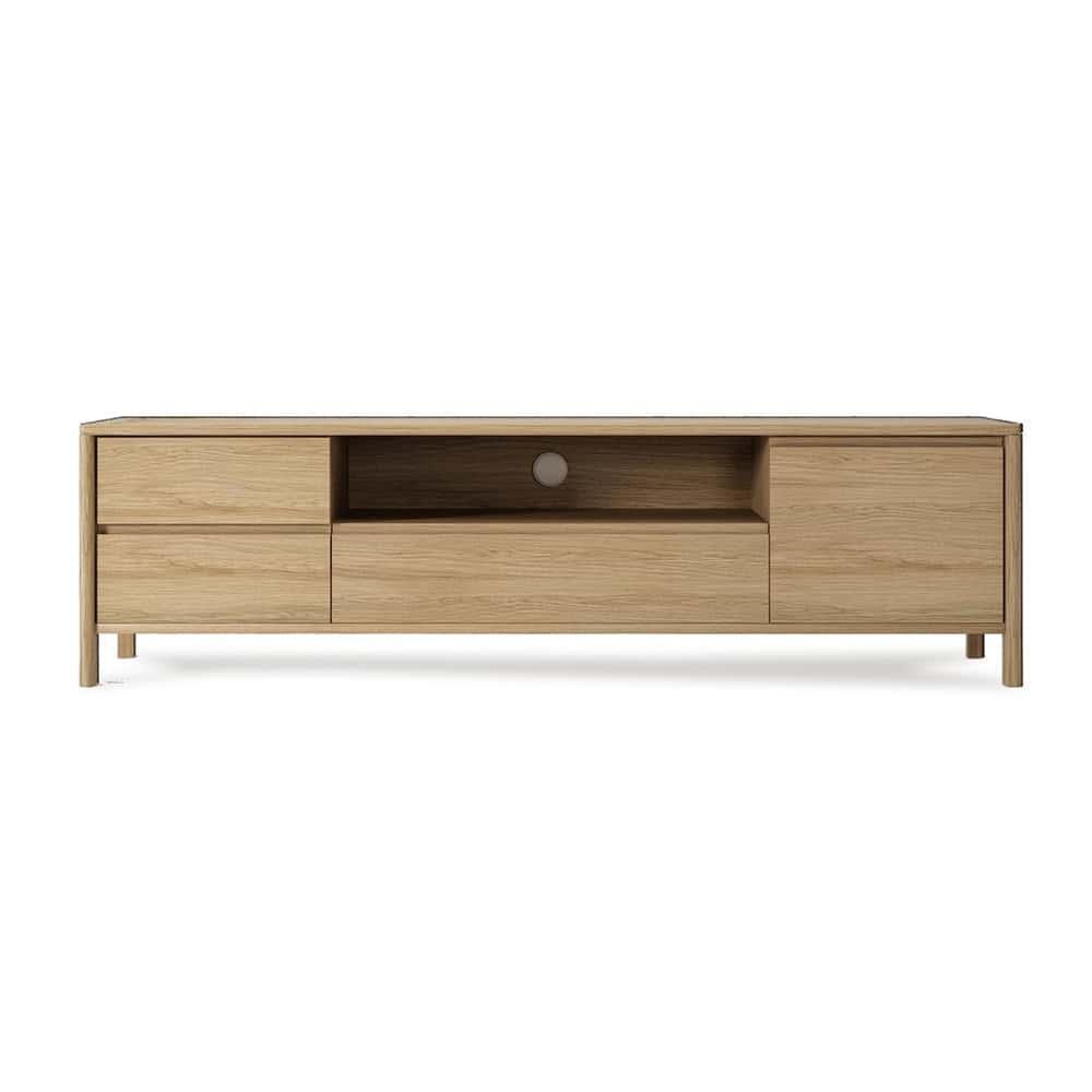 Circa Entertainment Unit W/ 2 Drawers Flip - Oak