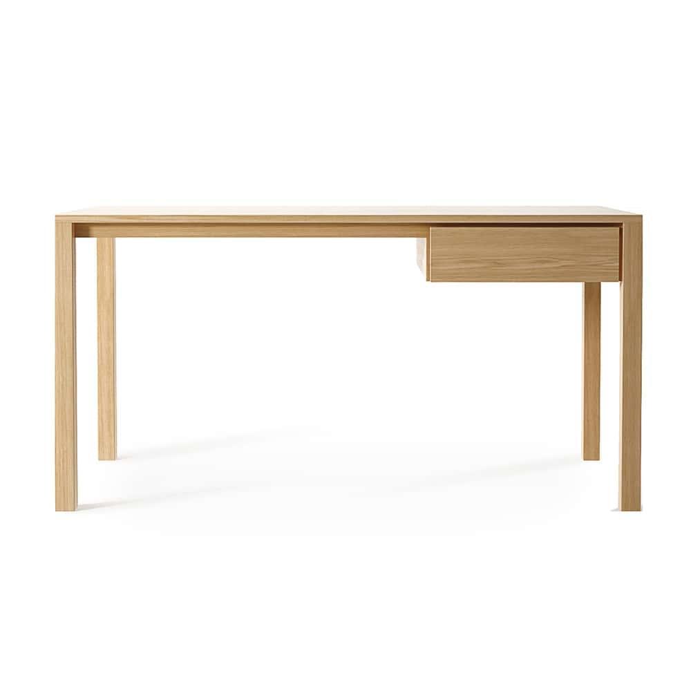 Solid Office Desk - Oak