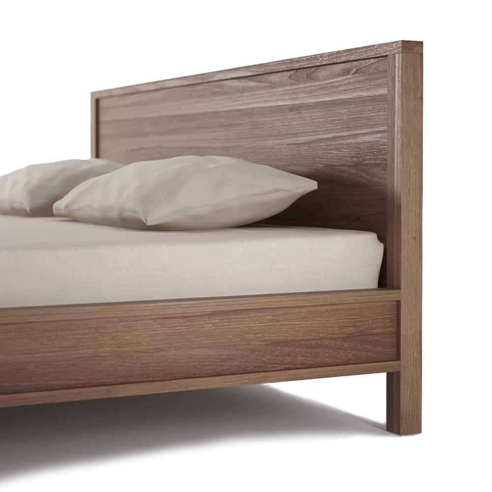 Solid Queen Bed - Teak