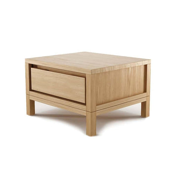 Solid Bedside Table - Oak