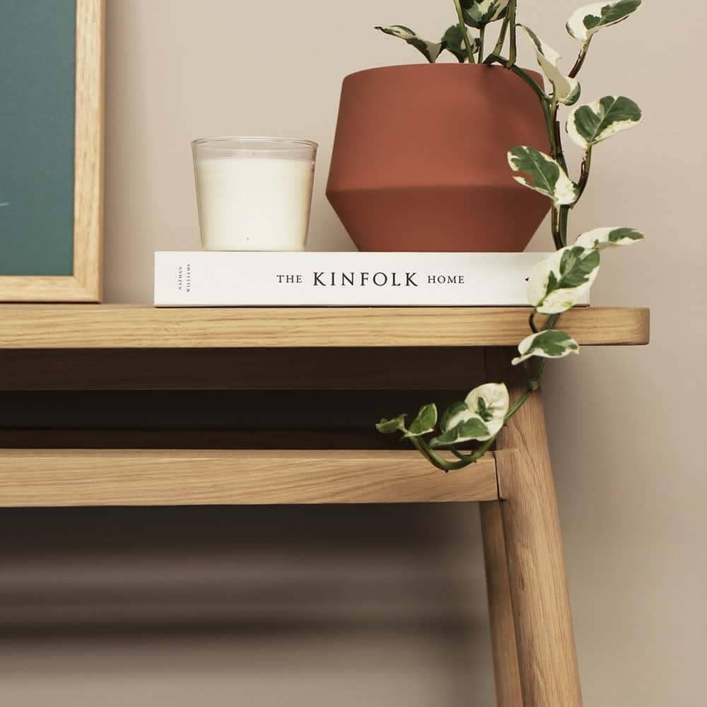 Twist Console Table 120cm - Oak