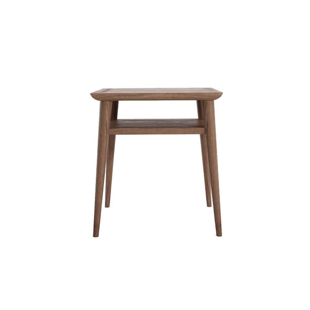 Vintage Open Bedside Table - Teak