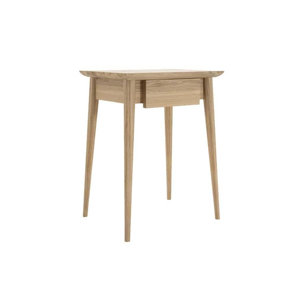 Vintage Bedside Table - Oak