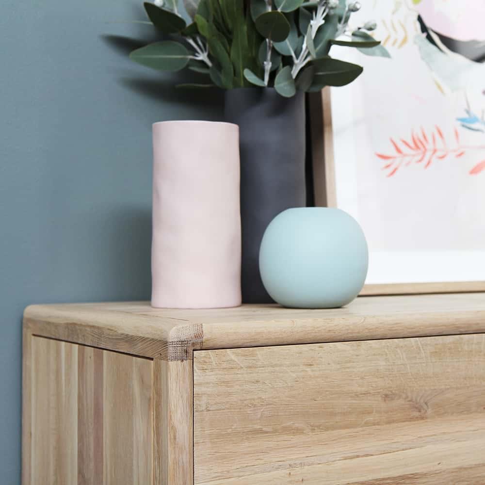 Vintage Low TV Unit - Oak