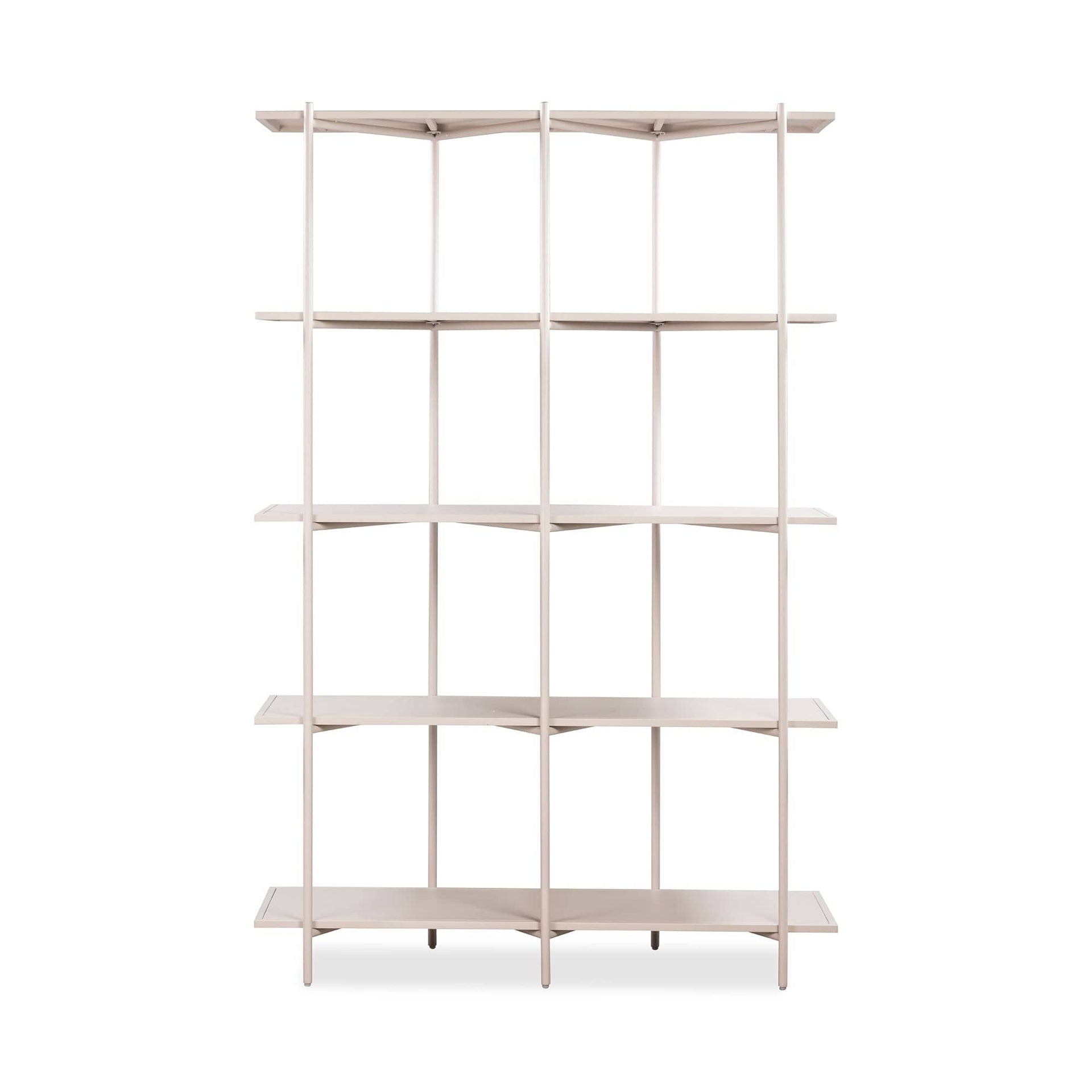 Cross Shelving Unit Tall - Warm Beige