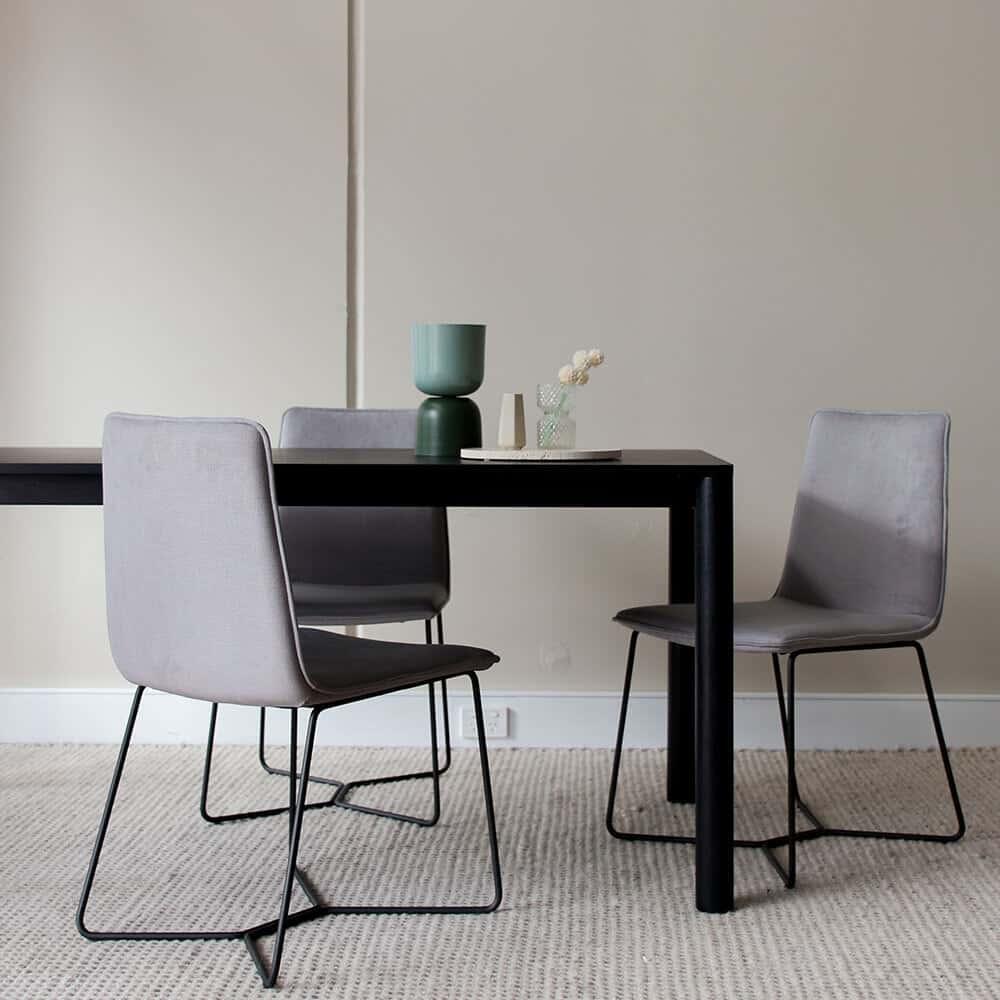 Instil Dining Chair - Luxe Velvet Cool Grey 14