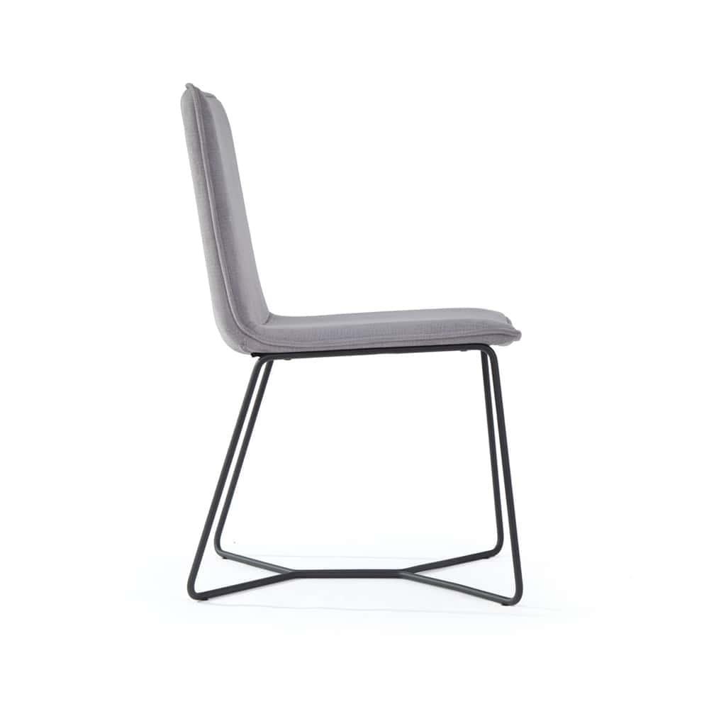Instil Dining Chair - Luxe Velvet Cool Grey 14