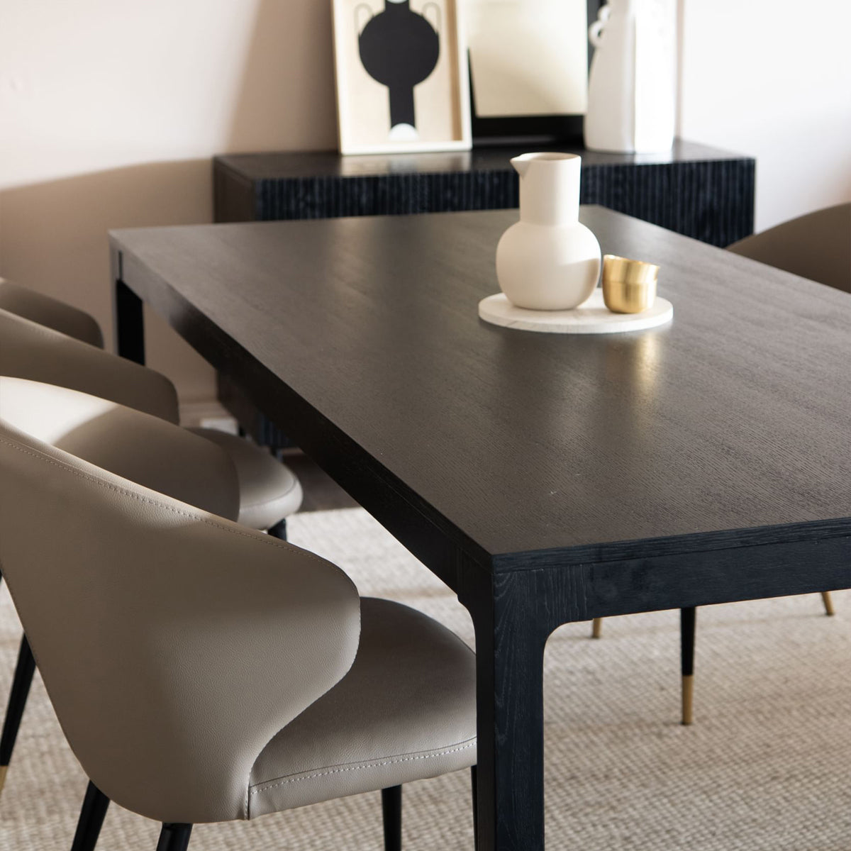 Express Dining Chair - Bellroy Taupe Leather