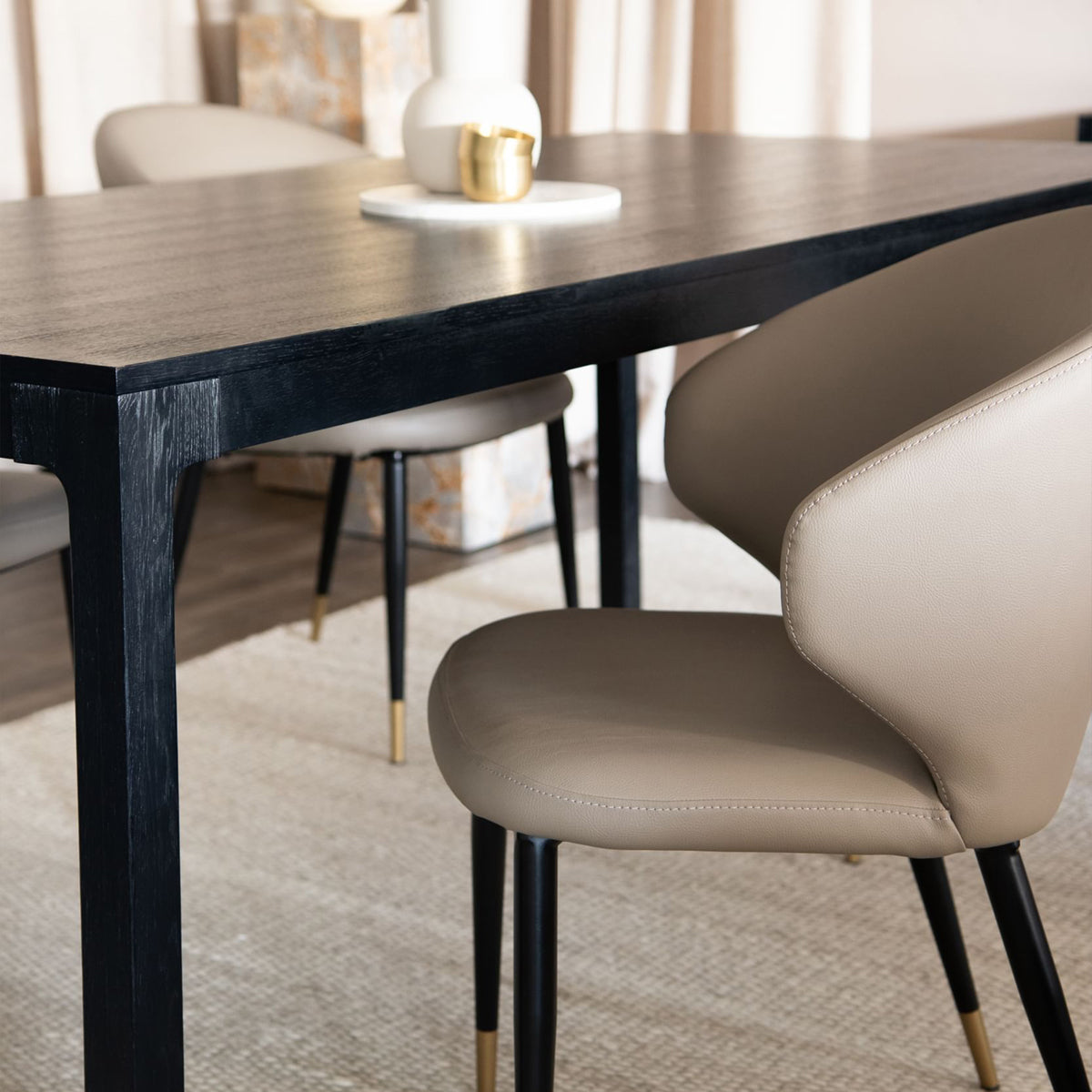 Express Dining Chair - Bellroy Taupe Leather