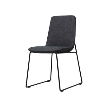 Axel Dining Chair - Lisbon Charcoal Grey 12
