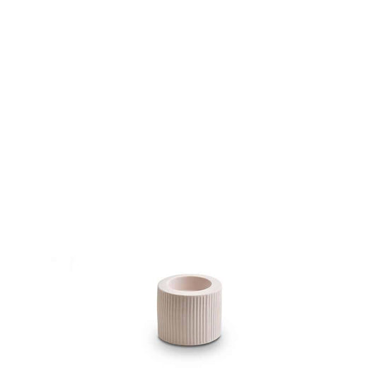 Infinity Candle Holder Small - Nude