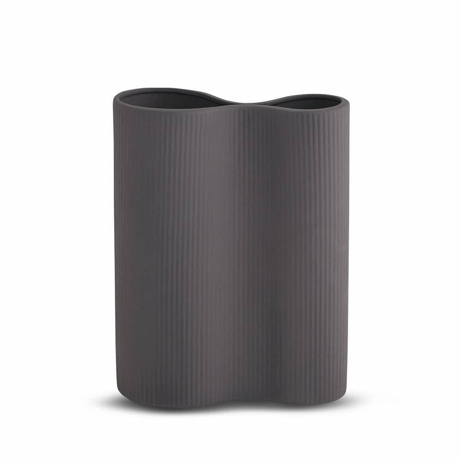 Infinity Vase Medium - Charcoal