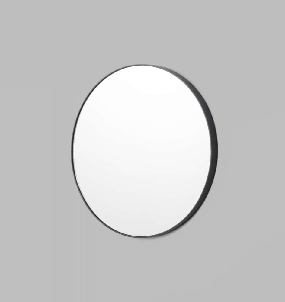 Bjorn Round Mirror - Black 100cm
