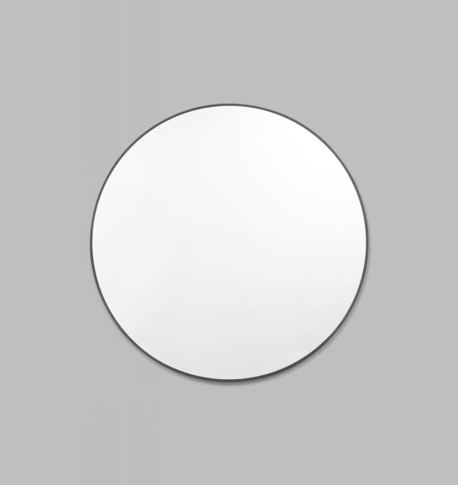 Bjorn Round Mirror - Black 100cm
