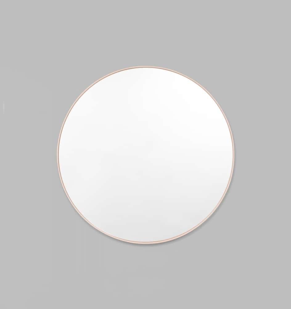 Bjorn Round Mirror - Powder 100cm