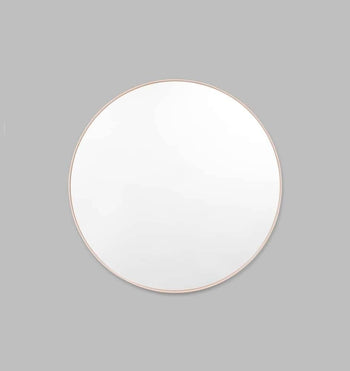 Bjorn Round Mirror - Powder 100cm