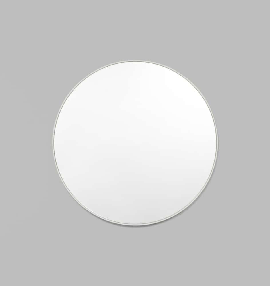 Bjorn Round Mirror - Dove 80cm