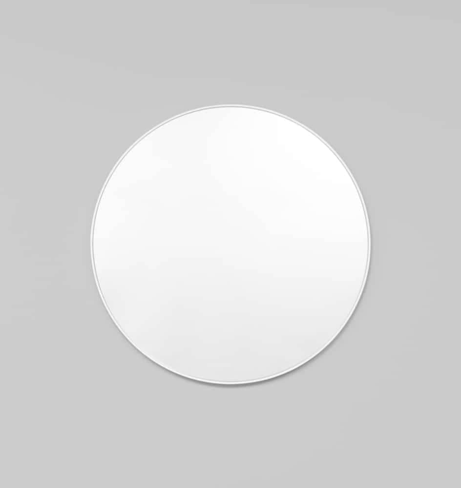 Bjorn Round Mirror - Bright White 80cm