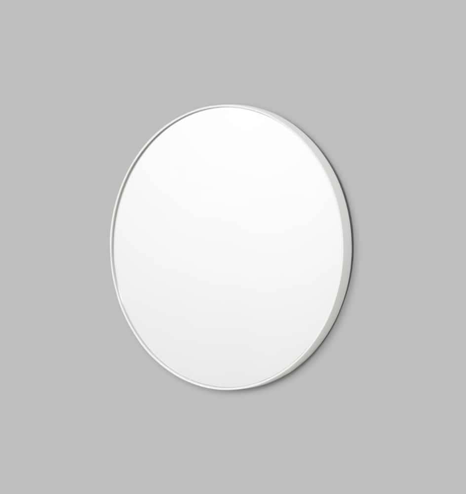 Bjorn Round Mirror - Bright White 60cm