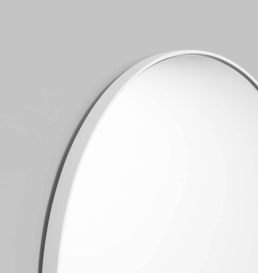 Bjorn Round Mirror - Bright White 60cm