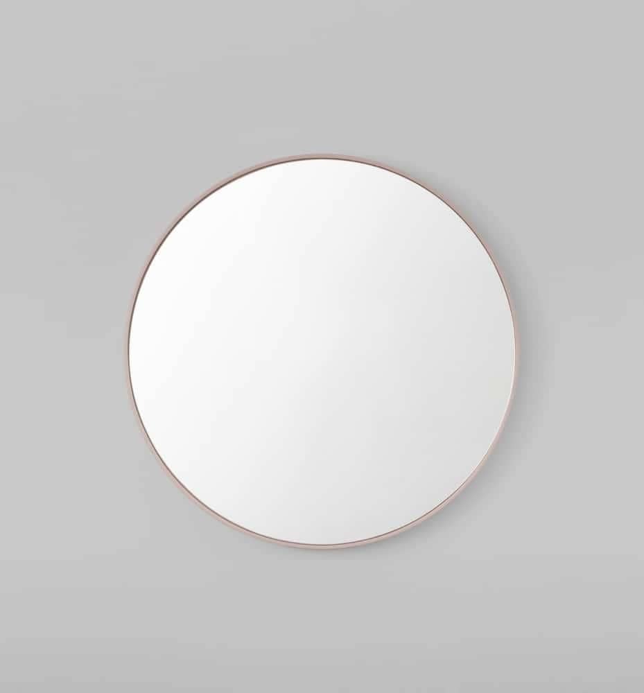Flynn Round Mirror - Blush 50cm