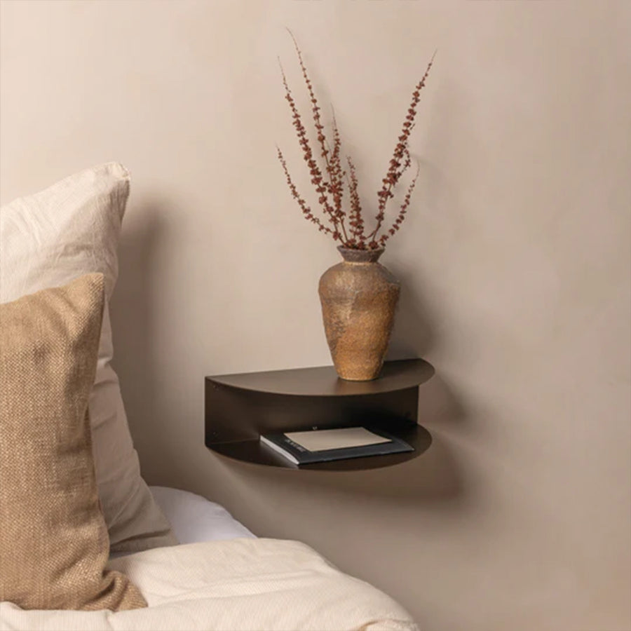Fold Hanging Bedside Table - Bronze