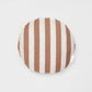Stripe Round Cushion - Hazel